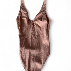Free People Bodysuit in Soft Pink